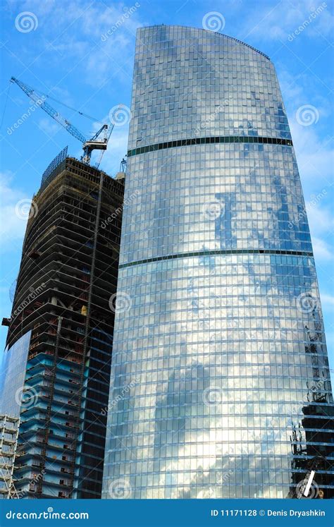 Construction of Skyscrapers Stock Photo - Image of office, modern: 11171128