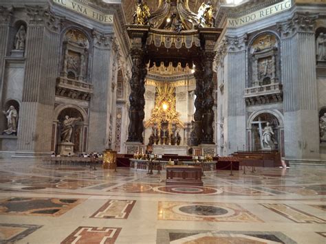 The altar in St. Peter's Basilica | City trip, London paris rome, Rome