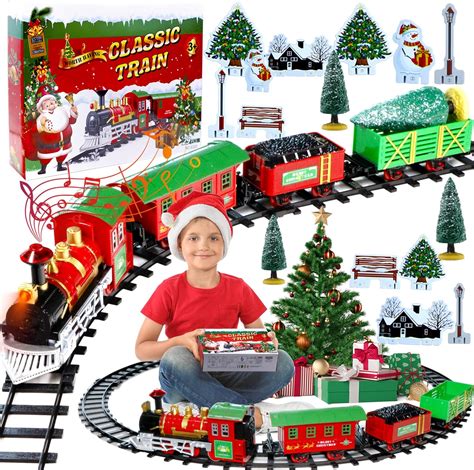 Christmas Train Set,Battery-Powered Train Toys with Australia | Ubuy