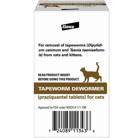 Tapeworm Dewormer for Cats (3 Tablets) | On Sale | EntirelyPets Rx