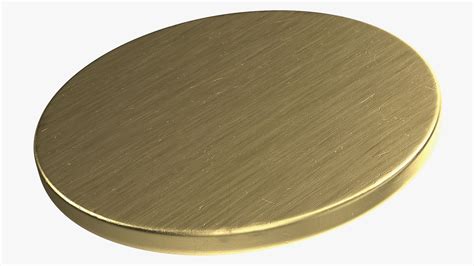 Round Brass Door Buzzer Button Gold 3D Model $29 - .3ds .blend .c4d .fbx .max .ma .lxo .obj - Free3D