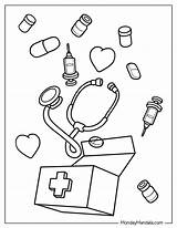22 Doctor & Nurse Coloring Pages Free PDF Printables In 2024  sketch template