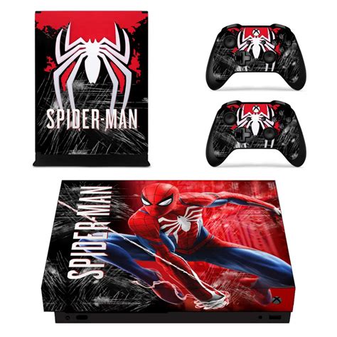 Avengers Spiderman Skin Sticker For Microsoft Xbox One X - ConsoleSkins.co