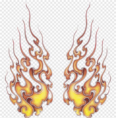 Japan Tattoo Fire Pattern, japan, flame, art png | PNGEgg