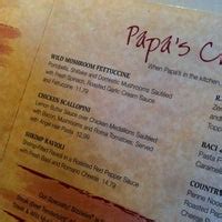 Menu - Papa Vino's - Italian Restaurant