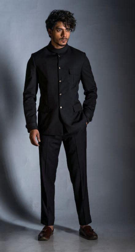 Classic Black Prince Coat Set | Prince coat, Prince coat wedding pakistani men, Men stylish dress