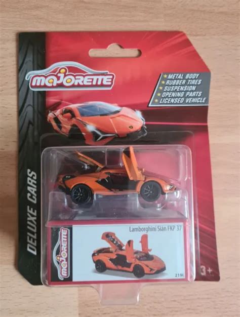 MAJORETTE LAMBORGHINI SIAN FKP 37 - Orange - Premium Cars £8.99 - PicClick UK