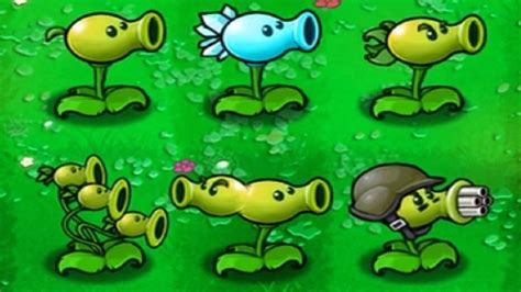 PLANTS VS ZOMBIES // ALL PEASHOOTERS (iOS Gameplay) - YouTube