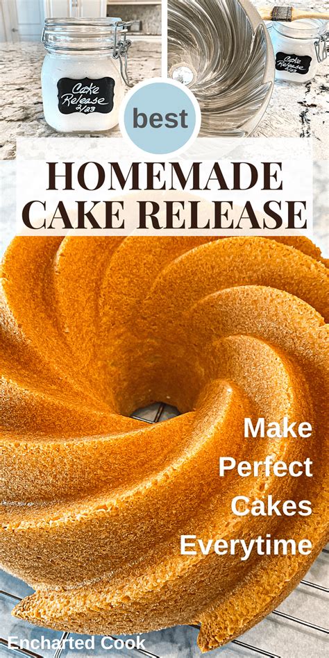 Homemade Cake Release Recipe {Cake Goop} | Encharted Cook