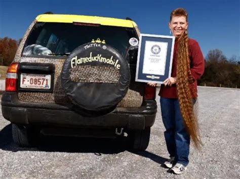 Guinness World Records: US woman sets record for world's longest mullet ...