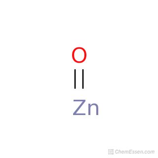 Chemical Structure of ZINC OXIDE - OZn | Mol-Instincts