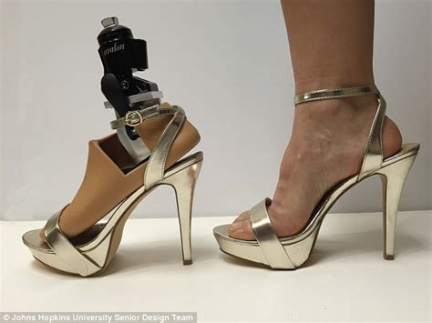 The prosthetic foot that lets women wear everything from sneakers to heels | Daily Mail Online