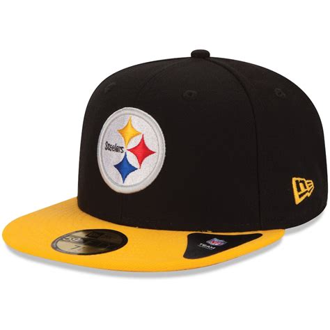 New Era Pittsburgh Steelers Black/Gold 59FIFTY Fitted Hat