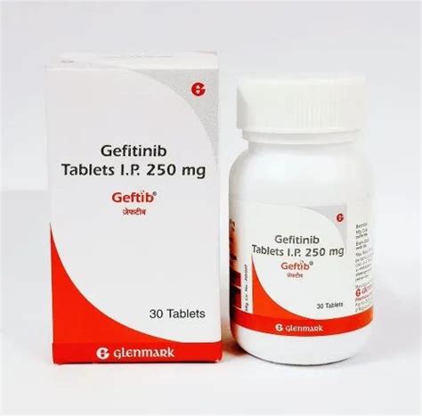 Glenmark Gefitinib Geftib Tablets 250 Mg, 30 Tablet at Rs 4100/box in ...