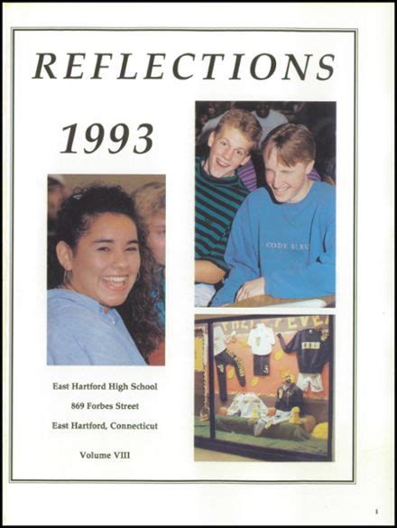 Explore 1993 East Hartford High School Yearbook, East Hartford CT - Classmates