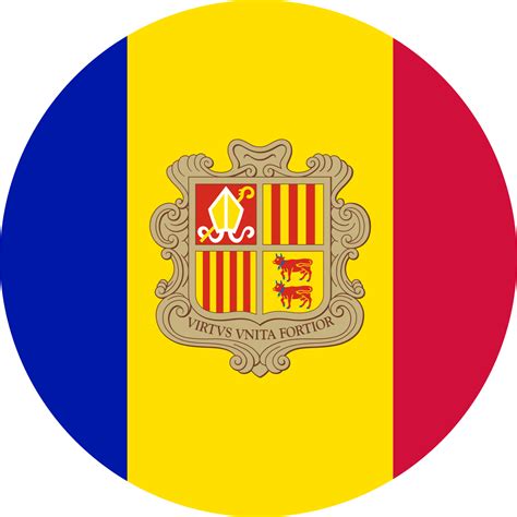 Andorra Flag Colours – Flags Web