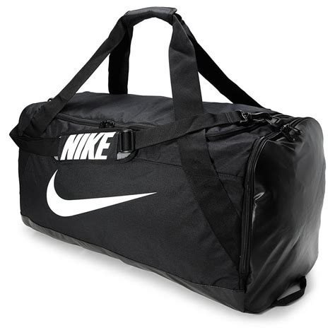 Nike - Nike NKBA5352 010 XL Brasilia Extra Large Duffel Bag Black/Black/White Duffel Bags ...