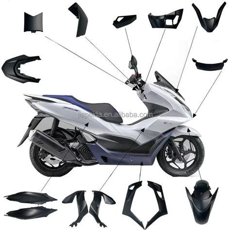 Modified Motorcycle Accessories 2021 Pcx160 Pcx Body Part Plastic ...