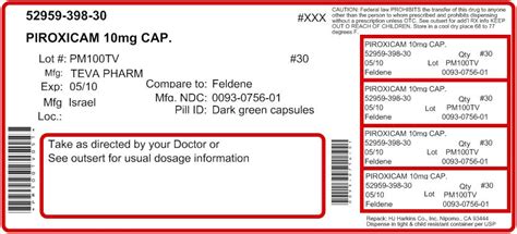 Piroxicam Information, Side Effects, Warnings and Recalls