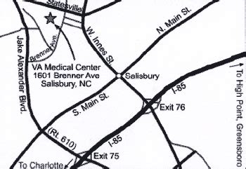 Campus Map | VA Salisbury Health Care | Veterans Affairs