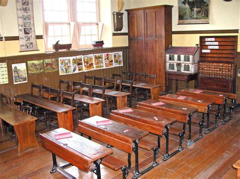 "Victorian School Room in Beamish Open Air Museum. Taken 6 May 2007" by ...