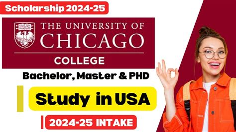 USA University of Chicago Undergraduate Scholarships 2024-25 (Funded ...