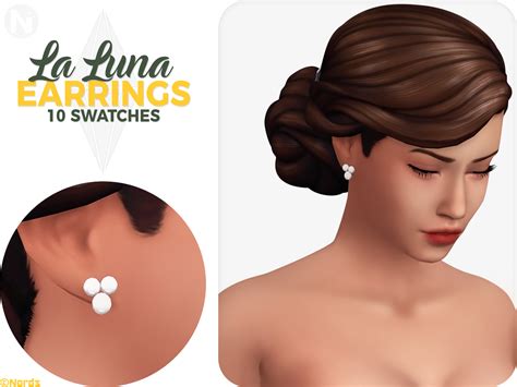 La Luna: A Sims 4 Earrings