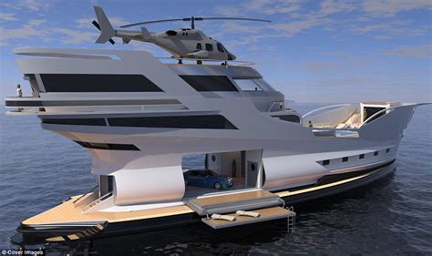 Luxury 200ft super yacht Caronte has its own helipad | Daily Mail Online