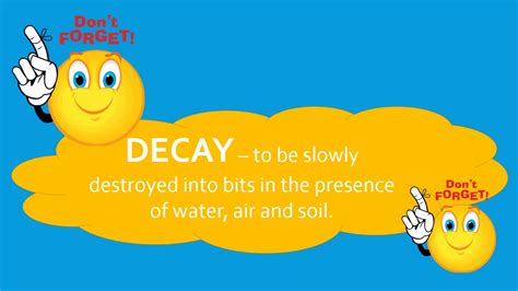 SCIENCE 4 QUARTER 1 LESSON 3 MATERIALS THAT UNDERGO DECAY - YouTube