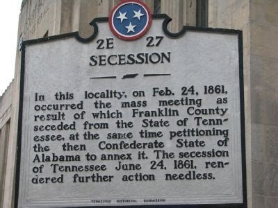 Secession Marker. Click for full size. | Historical marker, Markers ...