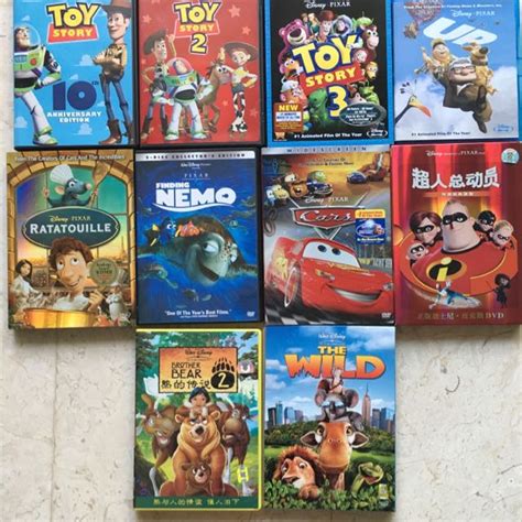 Disney Pixar Animation DVD/BluRay bundle, Music & Media, CDs, DVDs & Other Media on Carousell