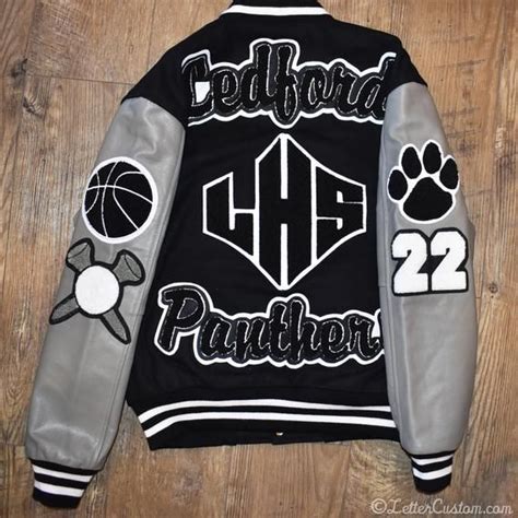 Graduation High School Letter Jackets Custom Personalized Patches & Embroidery Basketball, Golf ...