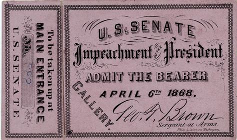 MR. HALL'S AMERICAN HISTORY CLASS: Impeachment of President Andrew Johnson