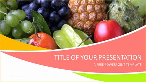 Free Powerpoint Presentation Templates Of Fruits Powerpoint Template Presentationgo ...