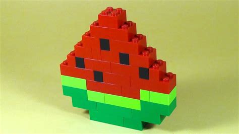 How To Build Lego WATERMELON - 6177 LEGO® Basic Bricks Deluxe Projects - YouTube