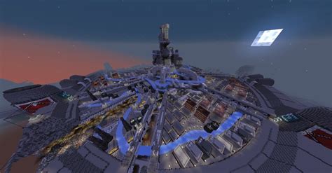 Midgar (Ice Boat Racing Track) Minecraft Map