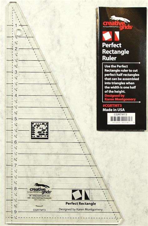 The Perfect Rectangle Ruler Makes Half Square Rectangles Easy | Quilts ...