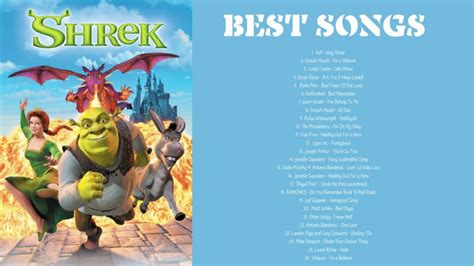 Best Songs Shrek 1, 2, 3, 4, 5 | Full Soundtrack | Mejores Canciones de ...