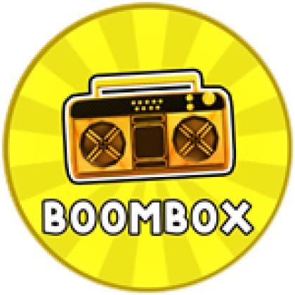 Boombox - Roblox