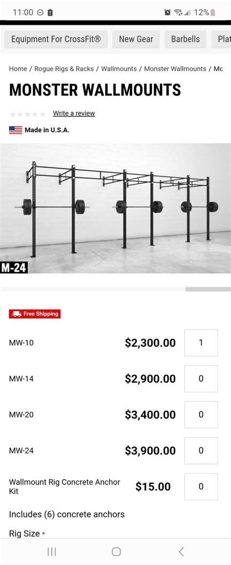 Rogue Fitness Monster Wallmount Rig - ReFit Nation