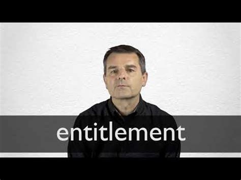 ENTITLEMENT definition and meaning | Collins English Dictionary