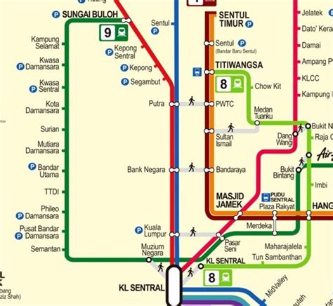 KL Sentral MRT Train Schedule (Jadual), Route, Fare