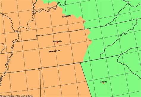 Us Time Zone Map For Tennessee - CYNDIIMENNA