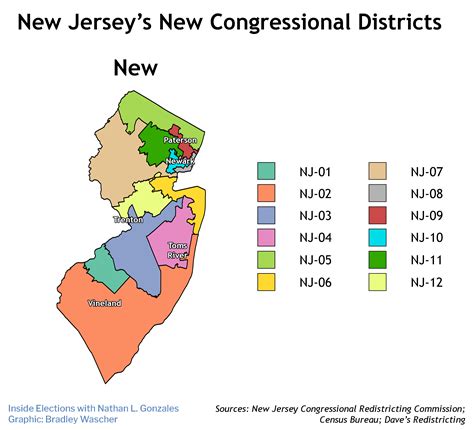 Digital NJ Map With Congressional Districts | ubicaciondepersonas.cdmx.gob.mx