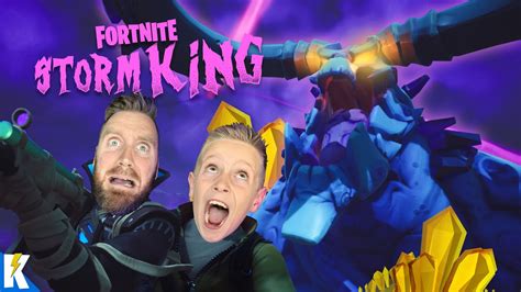 We Battled the FORTNITE Storm King! (Fortnitemares Challenge) K-City GAMING - YouTube