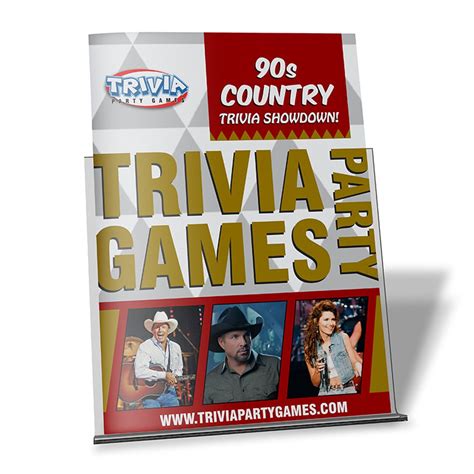 90s Country Music Trivia Party Game - Etsy