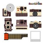 Vintage Camera Clip Art Set – Daily Art Hub // Graphics, Alphabets & SVG