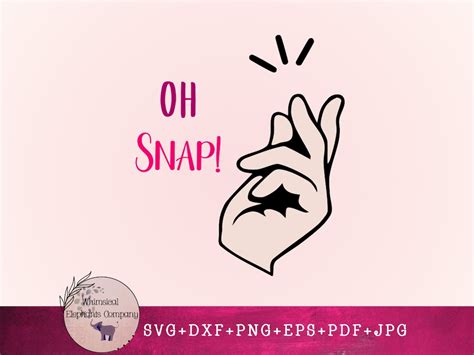 Oh Snap Svg 90s 2000s Slang Saying Digital Download Cut File - Etsy