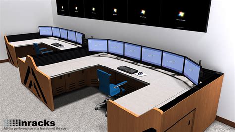 Enterprise-command-center-furniture-console-tierpoint - Inracks NOC Control Room Furniture Solutions