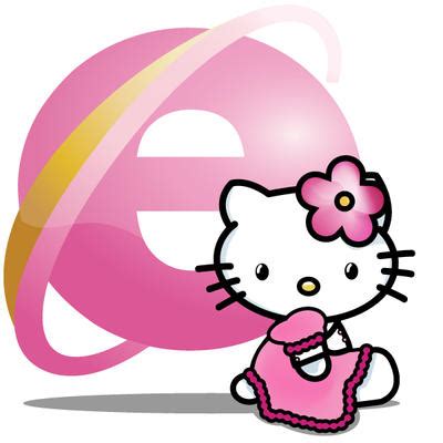 Hello Kitty - IE7 icon by mantio-art on DeviantArt